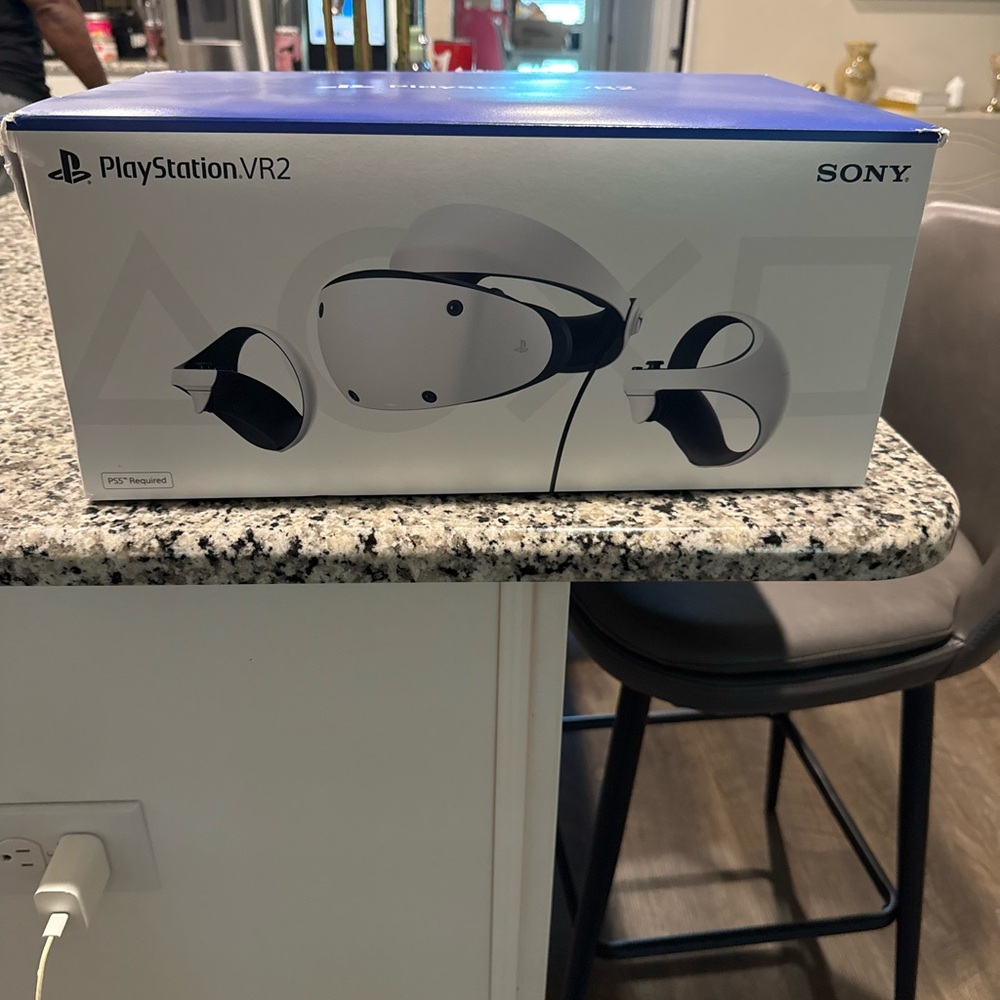 Sony PlayStation VR2 Headset Black and White